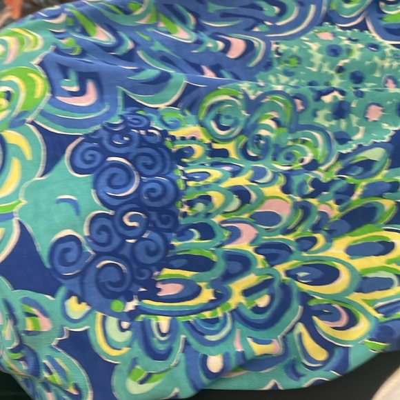 Lilly Pulitzer Marlow Dress in Lilly’s Lagoon Sea Blue Size Medium - Picture 8 of 17